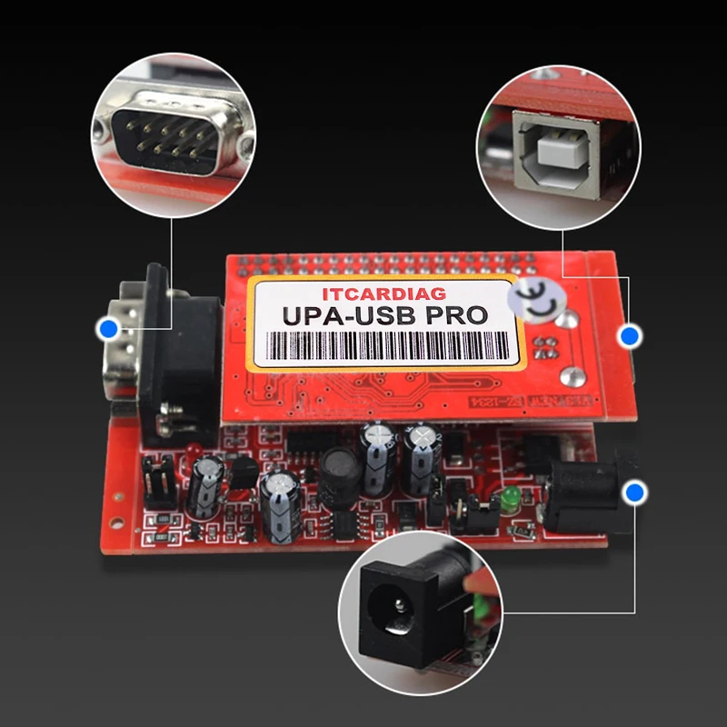 2024 UPA USB PRO SN:050D5A5B с тестовым кабелем V1.3 ECU чип тюнинг добавить 350 МБ скриптов Eeprom