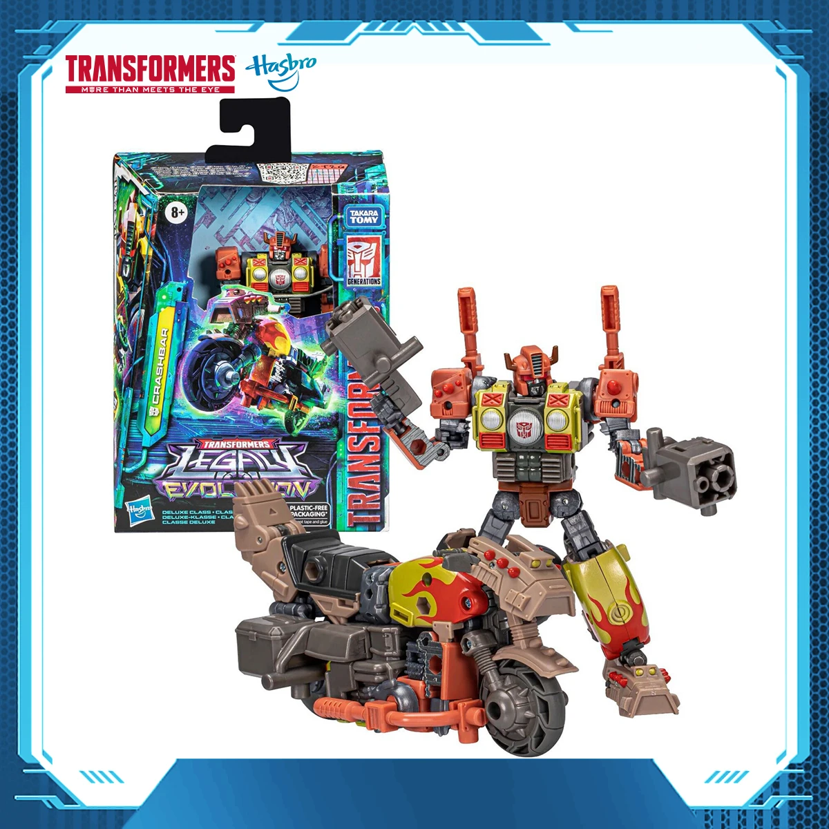 

[Предзаказ] 2023/04/30 Hasbro Трансформеры поколения Legacy Evolution Deluxe Crashbar экшн-фигурка игрушка кукла подарок F7195