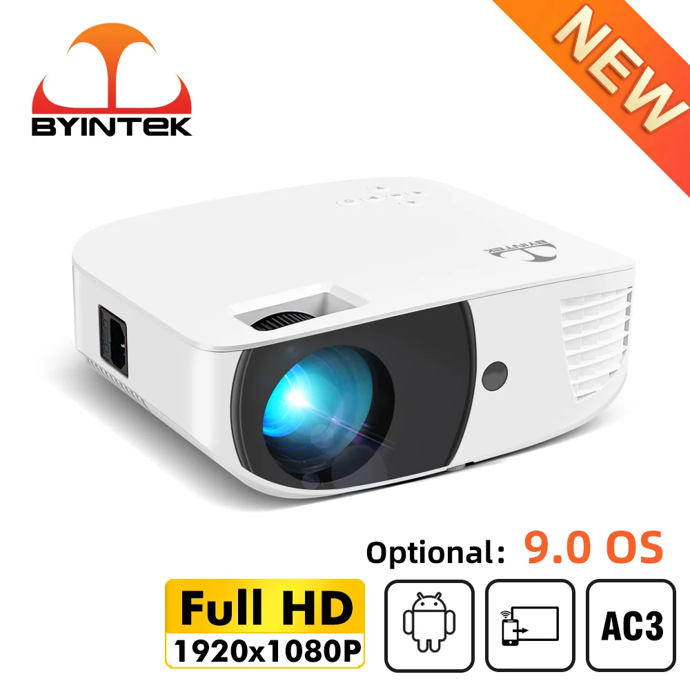 

BYINTEK K20X Full HD 1920*1080P Smart Android WIFI LED Video LCD Home Theater Projector for Smartphone 3D 4K Cinema