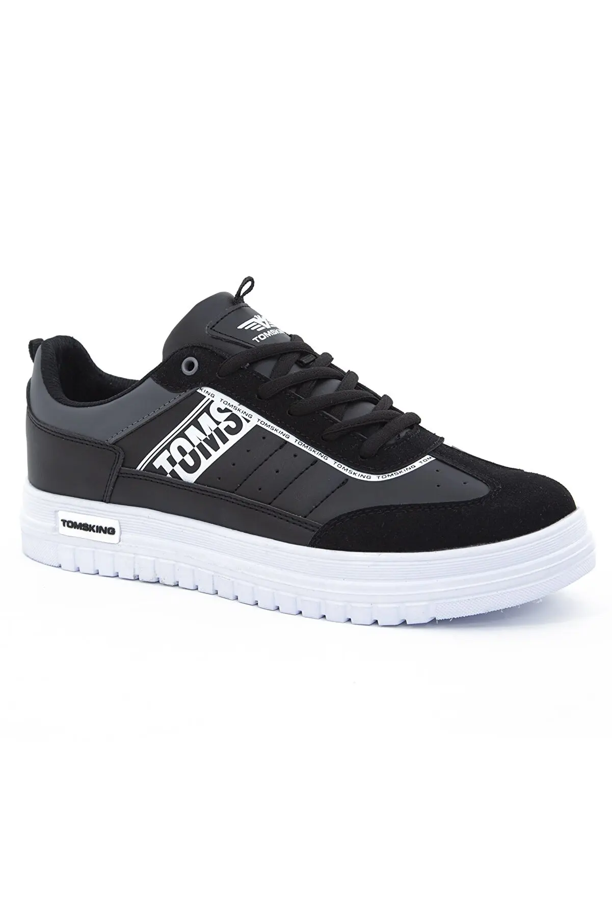 Men Black White Casual Sneaker, Men's Color Black Shoes, New Fashion  White Casual Men Sneakers, Non-slip Sports Shoes