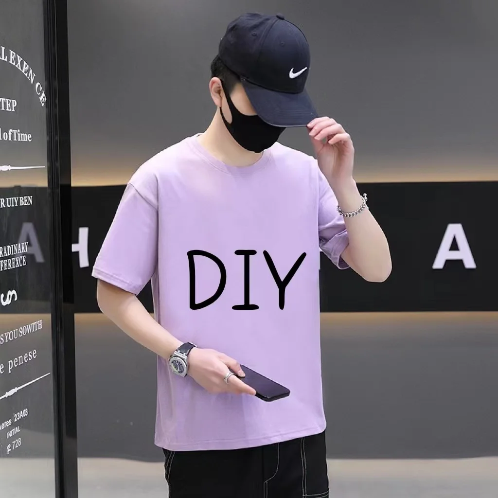 

Private Custom Wholesale 100% Cotton T-Shirts T-Shirts Unisex Your Own Design Print Text Pictures for Men and Women High Quality