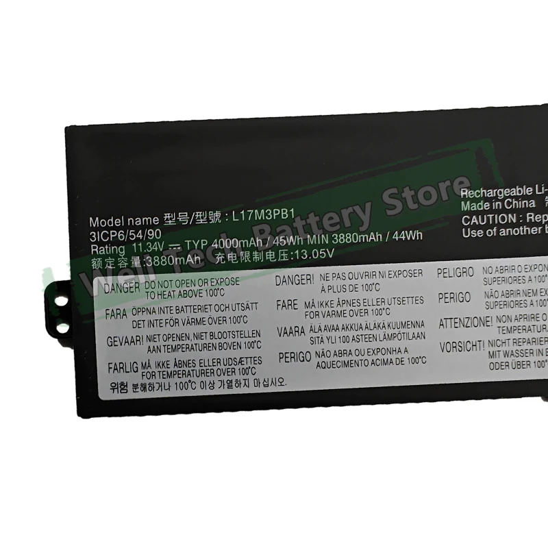 L17M3PB1 L17C3PB0 Аккумулятор для ноутбука Lenovo IdeaPad 330-15ICH 330-17ICH