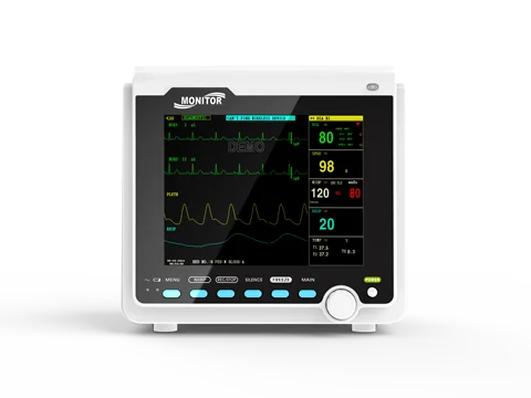 CONTEC CMS6000 CMS6000-VET монитор пациента 8 ''TFT цветной ЖК-экран ЭКГ, RESP, SpO2, PR, NIBP двухканальная температура
