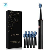 zs smart time 5 modes usb fast rechargeable ipx7 washable protect teeth whitening sonic electric toothbrush travel for adults