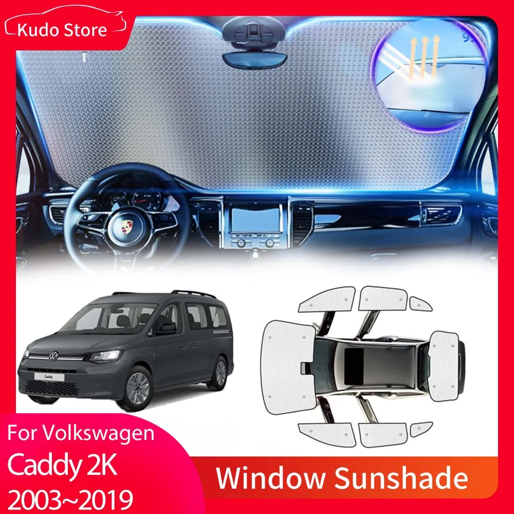 

Солнцезащитные очки с полным покрытием для Volkswagen VW Caddy 2K MK3 Макси 2003 ~ 2019 2004 2015, солнцезащитный козырек, оконные козырьки, солнцезащитные аксессуары