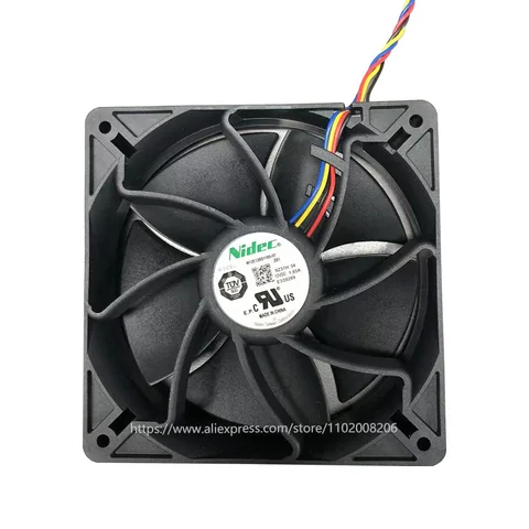 10 шт. antmin er Новый S19 Pro вентилятор 12 см S9 L3 + S19j E9pro L7 T19 S19A S19i S17 3.12A 1.65A 2.7A осевой охлаждающий вентилятор 6000 об/мин 7000 об/мин