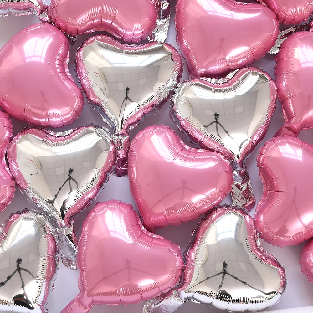 

Красные сердечные шары из фольги Partigos