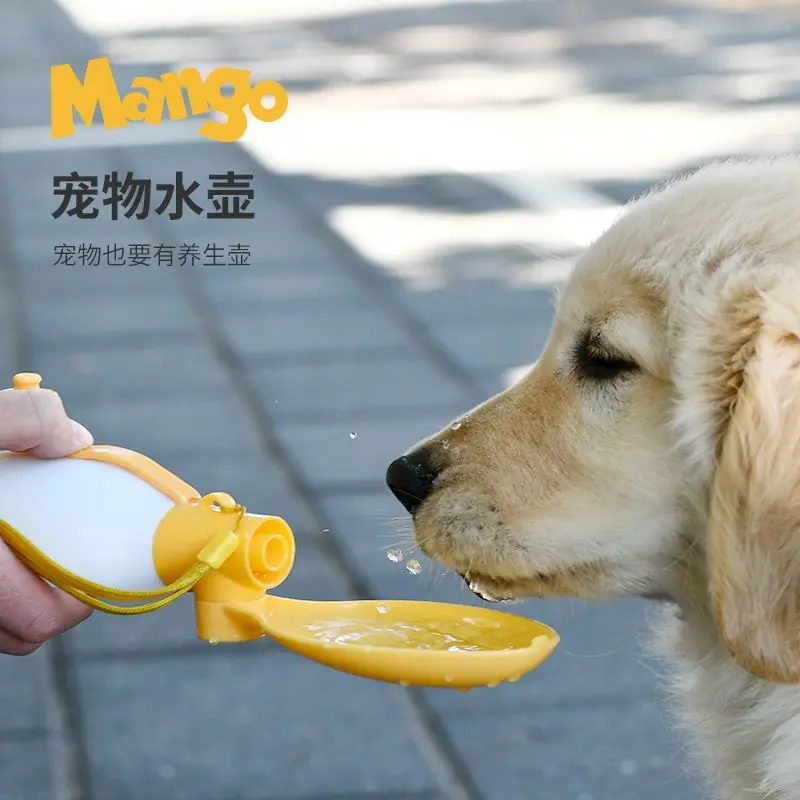 Dog Water Bottle For Walking Leak Proof Portable Puppy Dispenser Drinking Feeder Outdoor Accessories Pet Items Companion Cup Sup