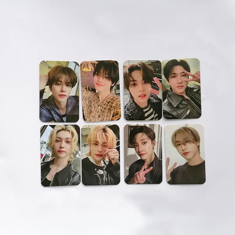 

8Pcs/Set KPOP Photocards Stray Kids Album 5-STAR New SR Version Double Sides LOMO Card Hyunjin Lee Know I.N Selfie Postcards