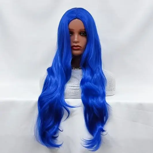 

Evie Descendants 3 Evil Friend Organic Fiber Blue Cosplay Wig
