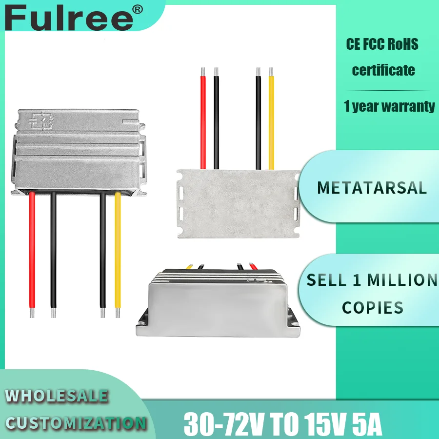 

Преобразователь Fulree F30-72J15V5A3L 30-72В в 15В