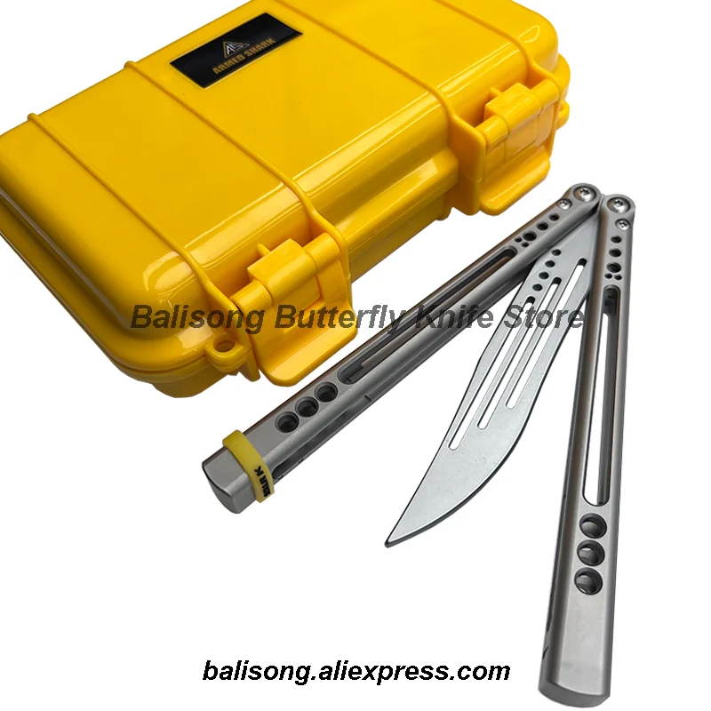 Тренировочный нож-бабочка Svix Co. V4 Gale с титановой ручкой |