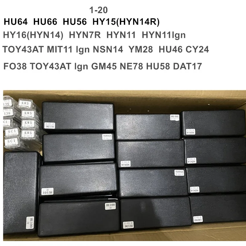 Lishi tool 2 в 1 HU64 HU66 HU83 HU92 HU100 VAG2015 HU101 HU100R HY20 HY22 SIP22 TOY2Track игрушка (2014) TOY48 HON66 для d2017 -