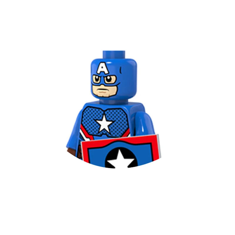 Конструктор серия Супергерои Disney миниатюрные куклы из мультфильмов Капитан