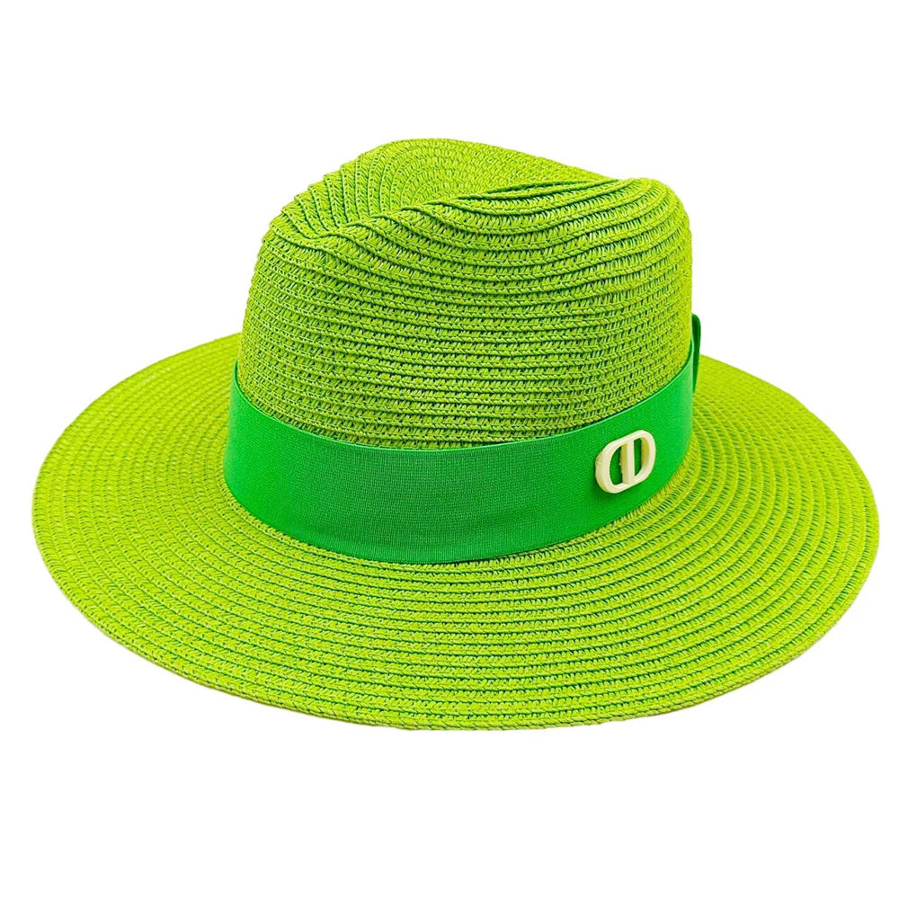 Шляпа hatjazz Новая Летняя женская панама шляпа от солнца уличная соломенная