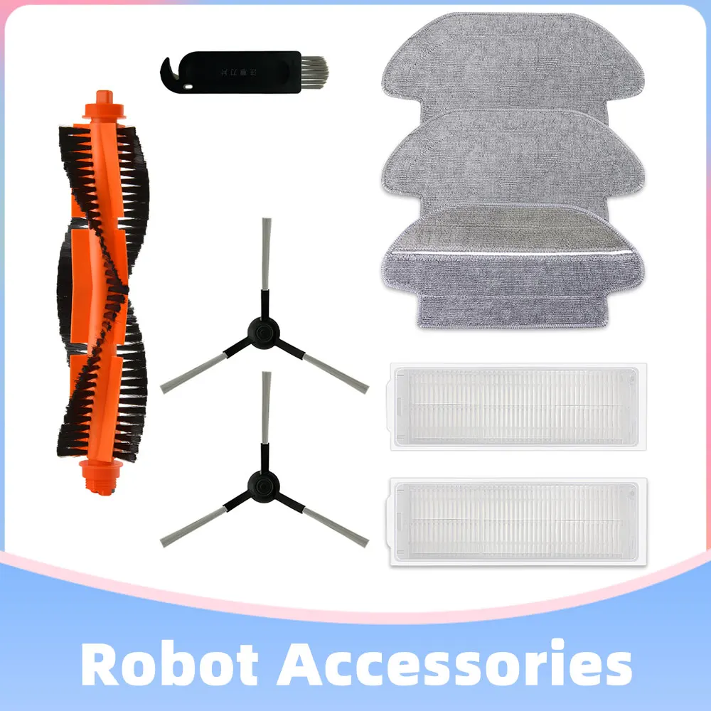 

For Viomi V2 Pro SE Conga 3290 3490 3690 Proscenic M6 Pro Robot Vacuum Cleaner Spare Parts Hepa Filter Main Side Brush Mop Cloth