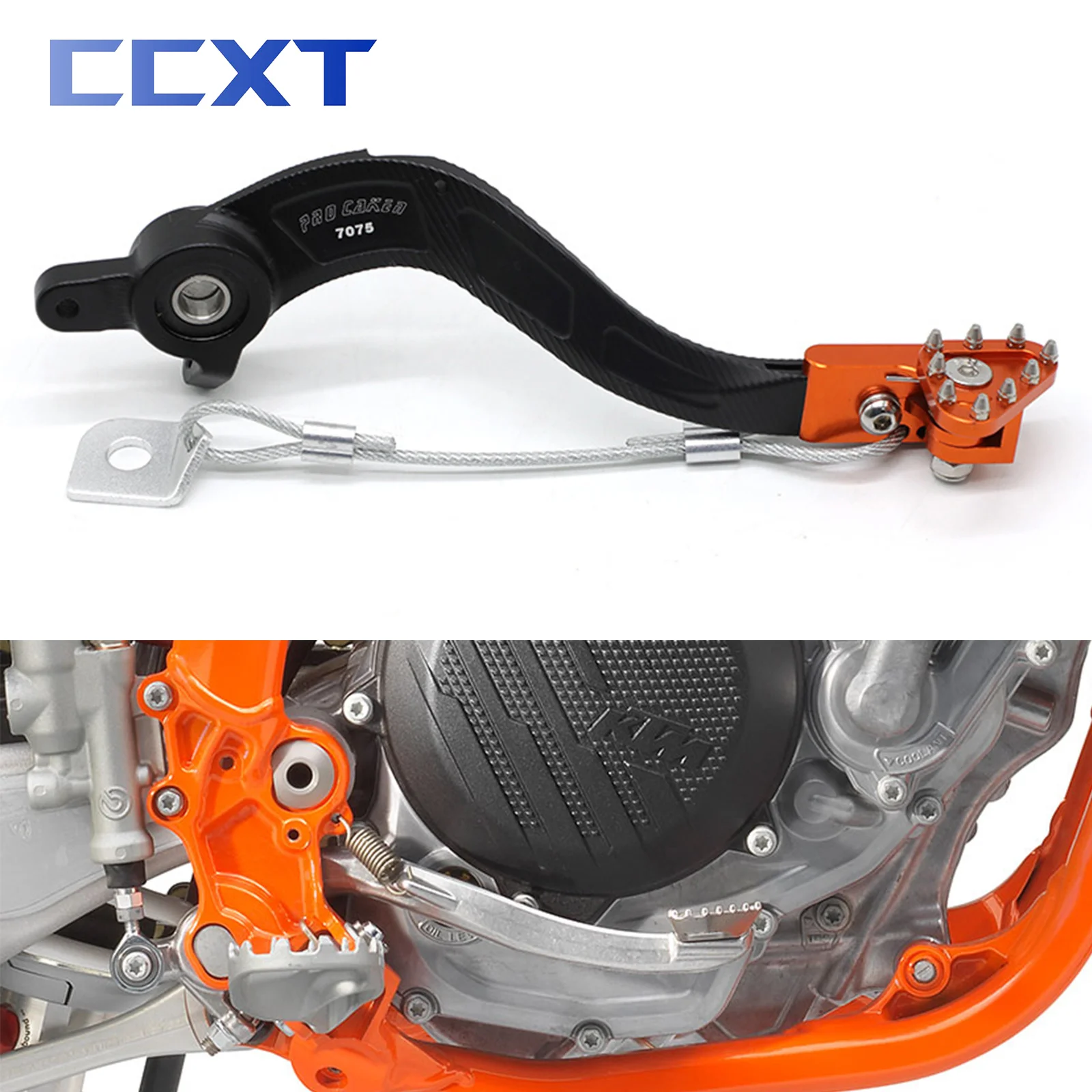 Рукоятка для мотоцикла CNC для Husqvarna TC125 FC250 FC350 FC400 FC450 FS450 FX350 FX450 FE450 FE501 TE150 TX125