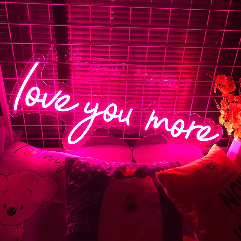 Pink Neon Sign Love Decoration Custom Made Logo Light Color Contacts Dimmable Oh Baby Neon Sign Acrylic Led Flexible Light