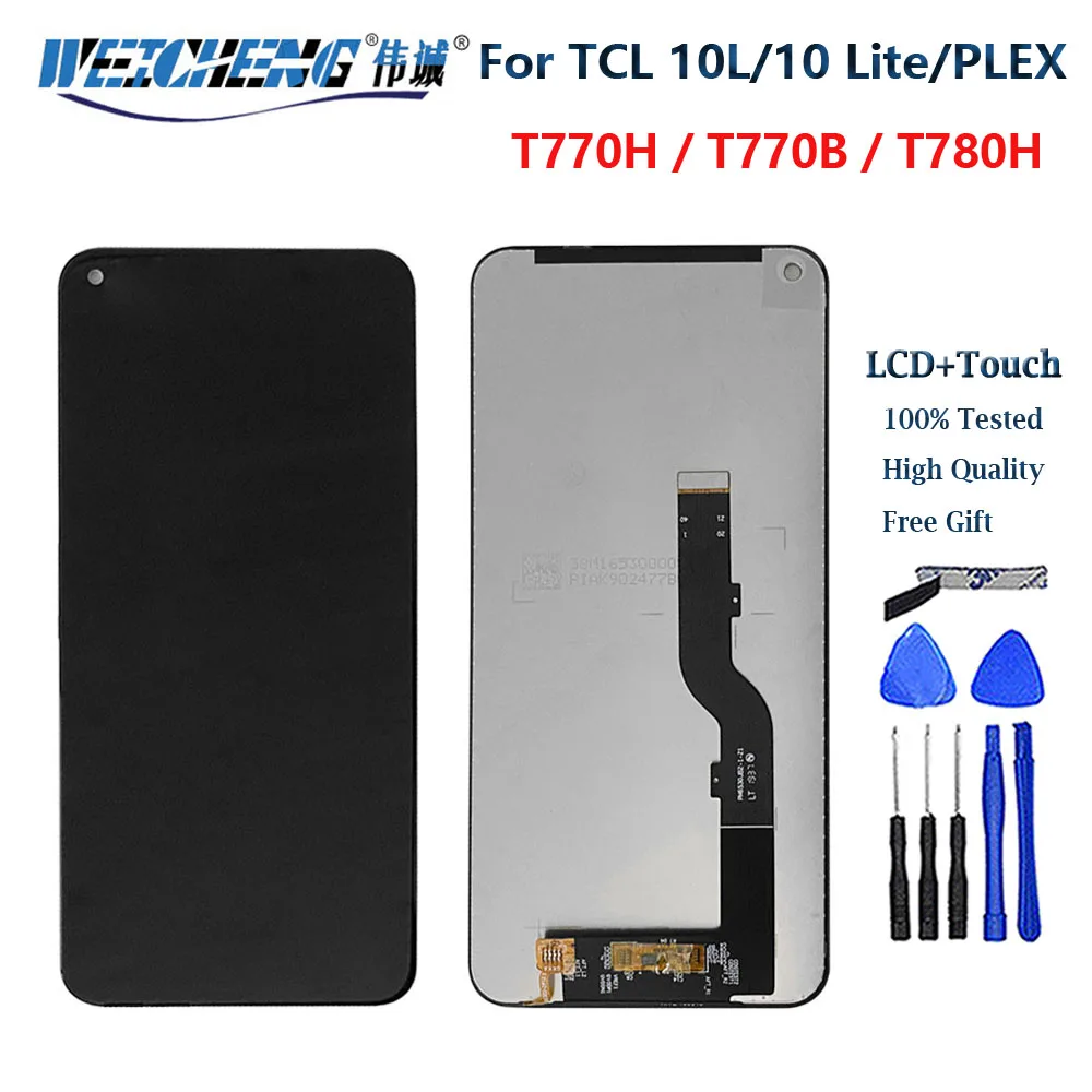 ЖК-дисплей для TCL 10L 10 Lite 10 Lite T770H T770B, дисплей с сенсорным экраном, дигитайзер для TCL Plex T780H, оригинал