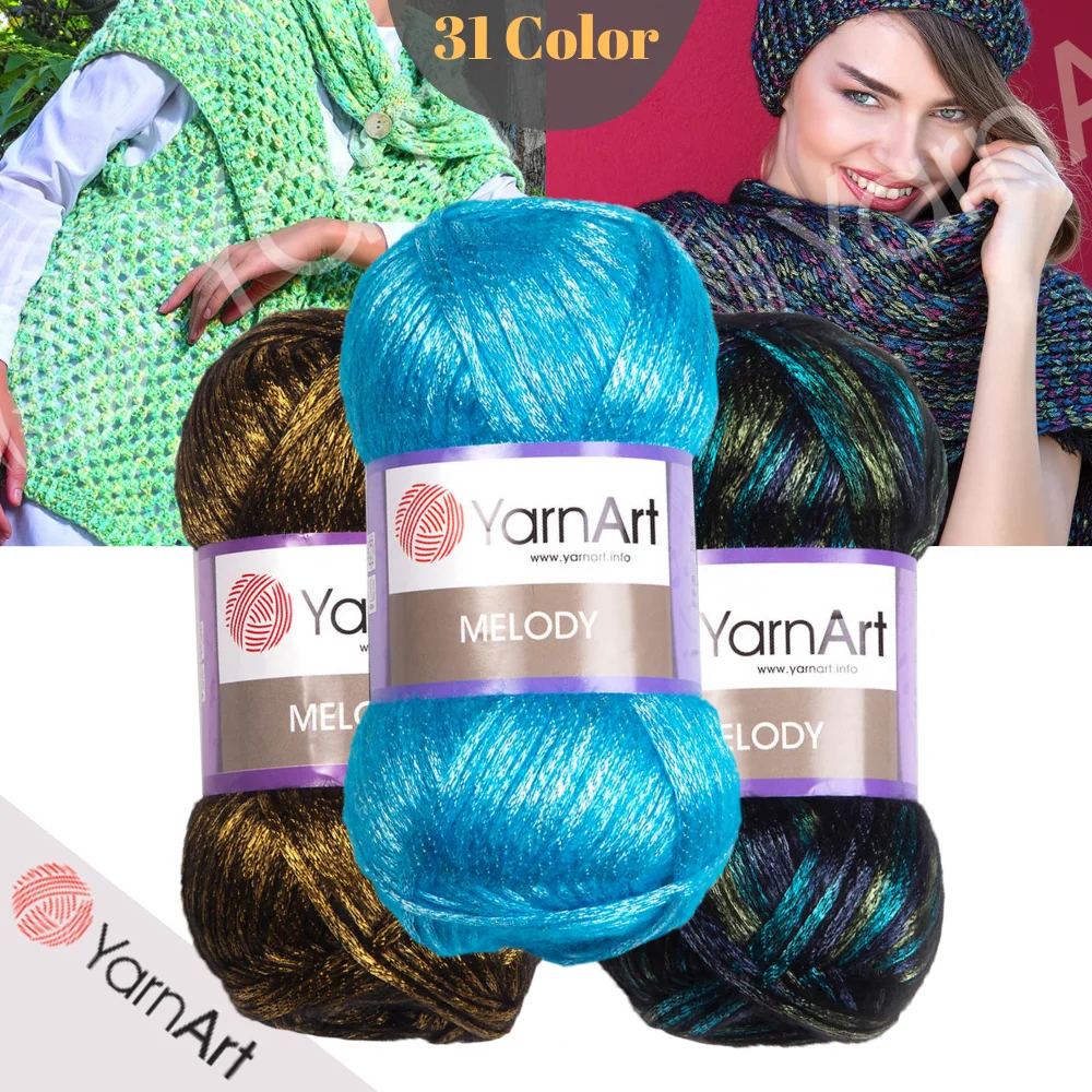 

YarnArt Melody Wool Yarn - 31 Color Options - 230 Meters (100gr) - Acrylic - Polyamide - Blouse - Scarf - Shawl - Cardigan - Sweater -Vests - Middle - Soft - Accessory - DIY -MADE IN TURKEY