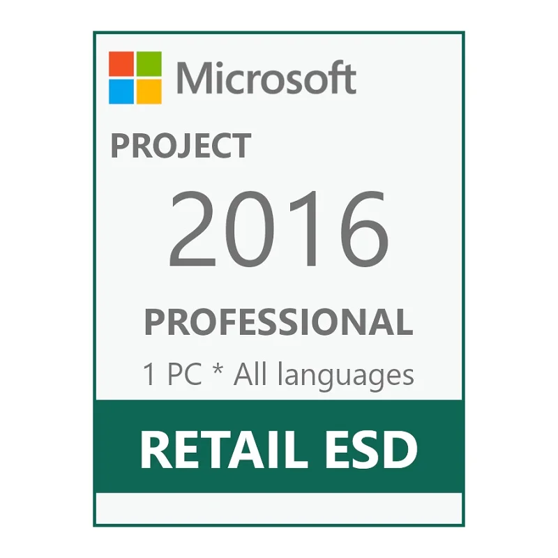 Project 2016 Professional ключ активации (Бессрочный — Оригинальный x32/x64) - купить по