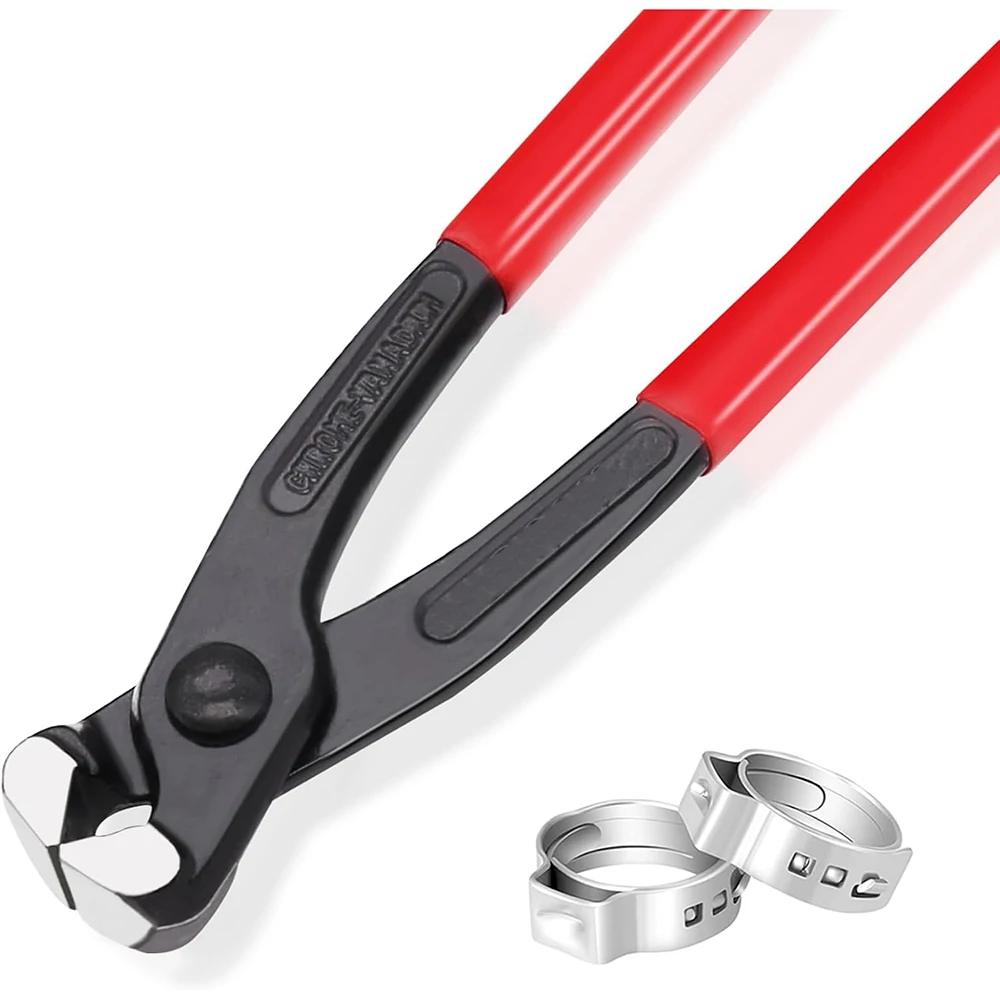 

Щипцы для ушных зажимов, 10-дюймовый инструмент для обжима шлангов, плоскогубцы для зажима из углеродистой стали, инструмент для установки и снятия зажима для ремонта топливных линий