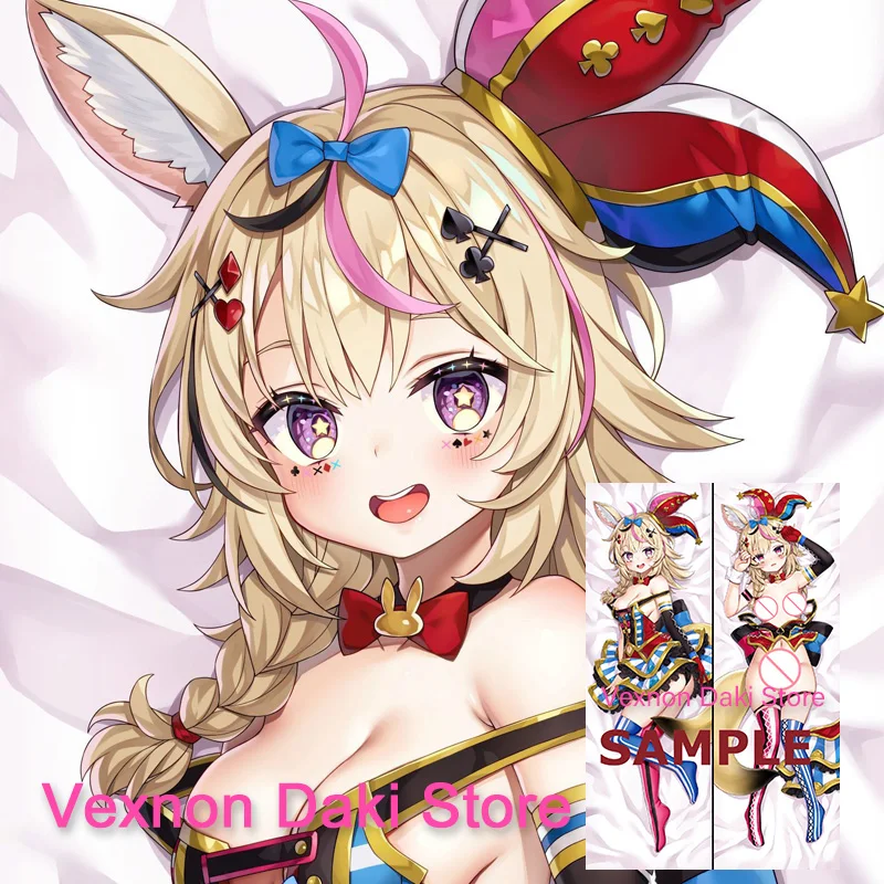 

Dakimakura Omaru Polka Hololive Vtuber Anime Double-Sided Print Pillowcase Life-Size Body Pillow Cover