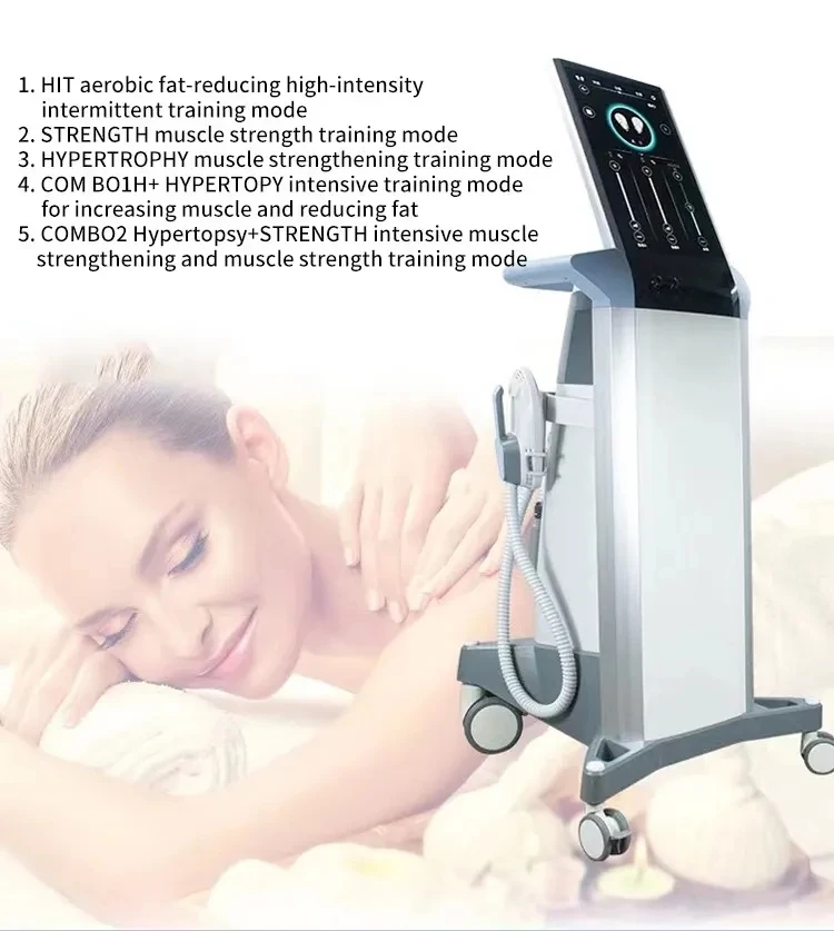 

EMSlim Electromagnetic Body 14 Tesla Machine Slimming emslim Muscle Stimulate Fat Removal Body Slimming build muscle Machine