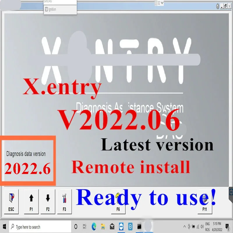 Latest version Xentry v2022.06 remote install vediamo wis/epc for MB Star C4 C5 C6 tool For mb car and truck diagnostic software