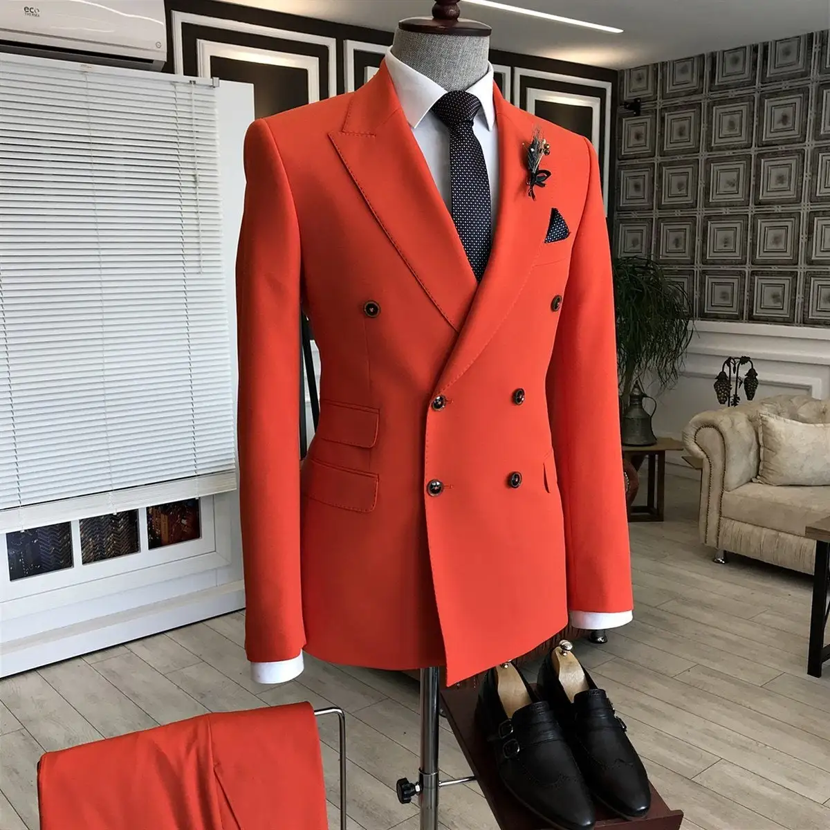 

Fashion 2 Pieces Red Mens Suits for Wedding Groom Tuxedo Casual Jacket Pants Formal Business Office Celebrity Prom Party Wear
