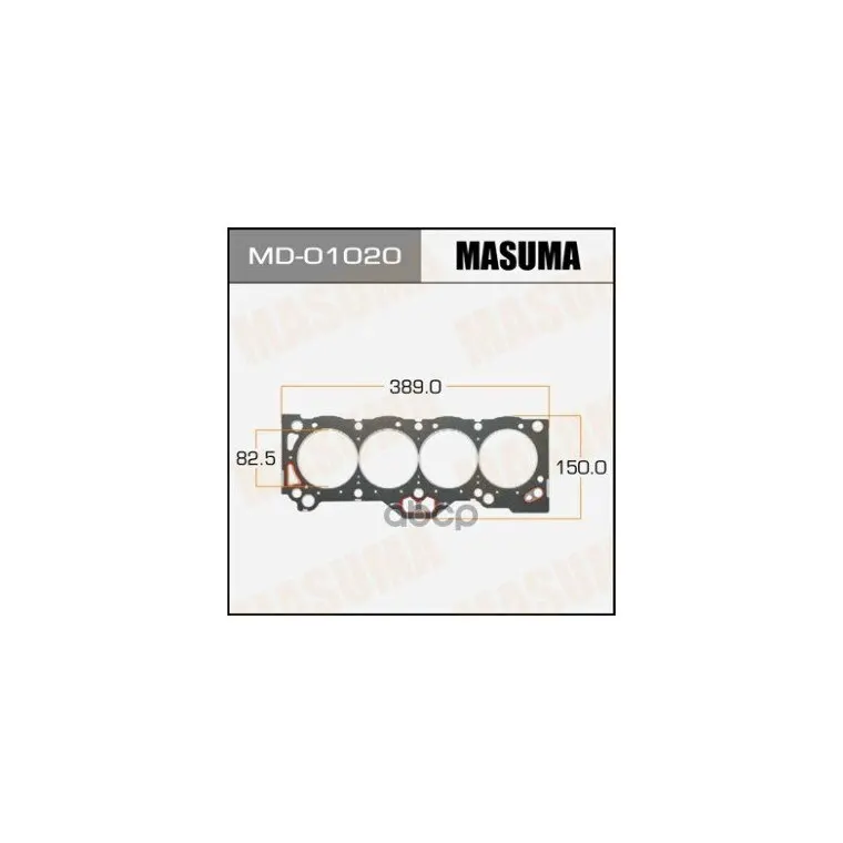 Прокладка Гбц Toyota Carina 88-92/ Corolla Levin 91-95 Masuma арт. MD-01020 |