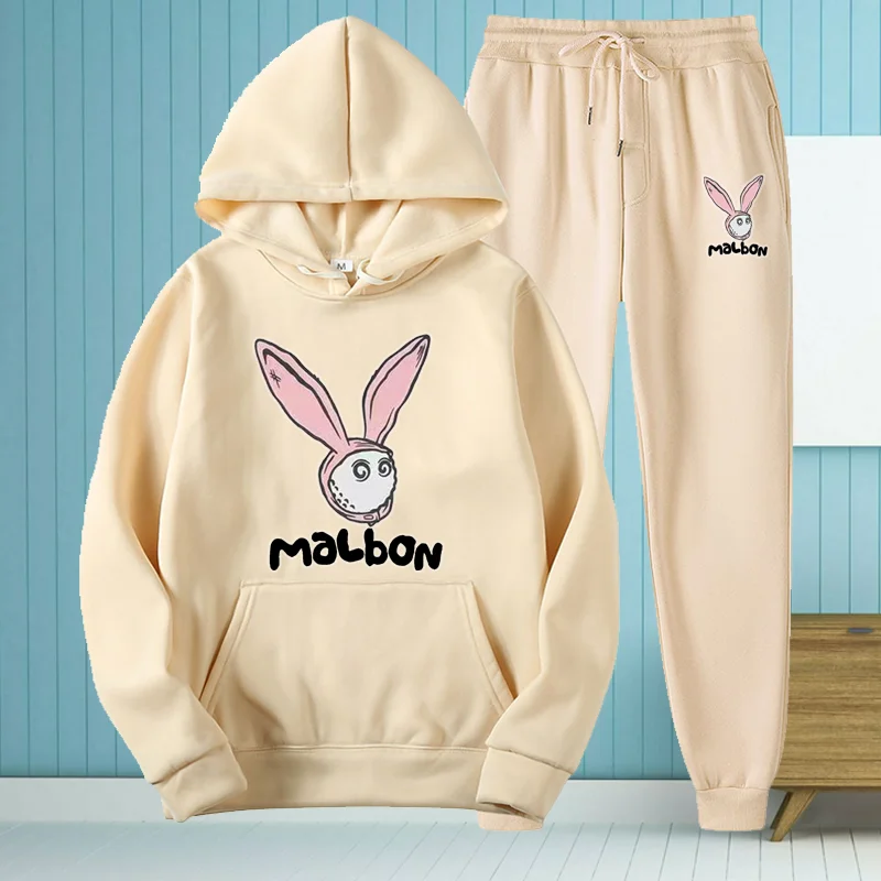 

Mens Korean Luxury Brand Hooded Outfits Pullover Tracksuits Golf Hoodie Pants Sets Sweatshirt Sweatpant Sportwear Free Shipping