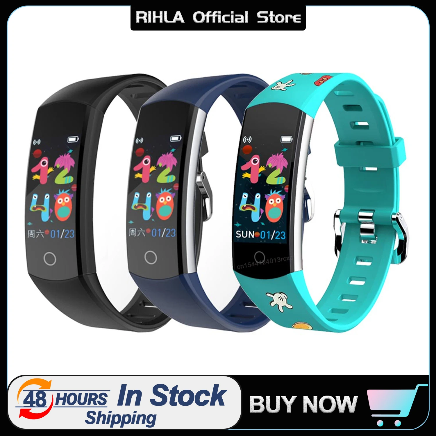 

Xiaomi Children's Smart Watch Fitness Bracelet Body Temperature Heart Rate Blood Pressure Monitoring Smartwatch Gift For Kids