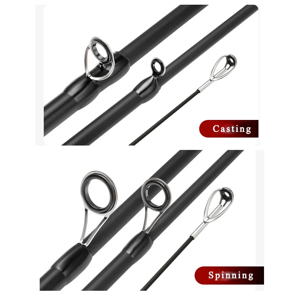 Goture Carbon Spinning/Casting Telescopic Fishing Rod 2.1m 2.4m 2.7m 3m Fast Action Portable Ultra light Pole 4