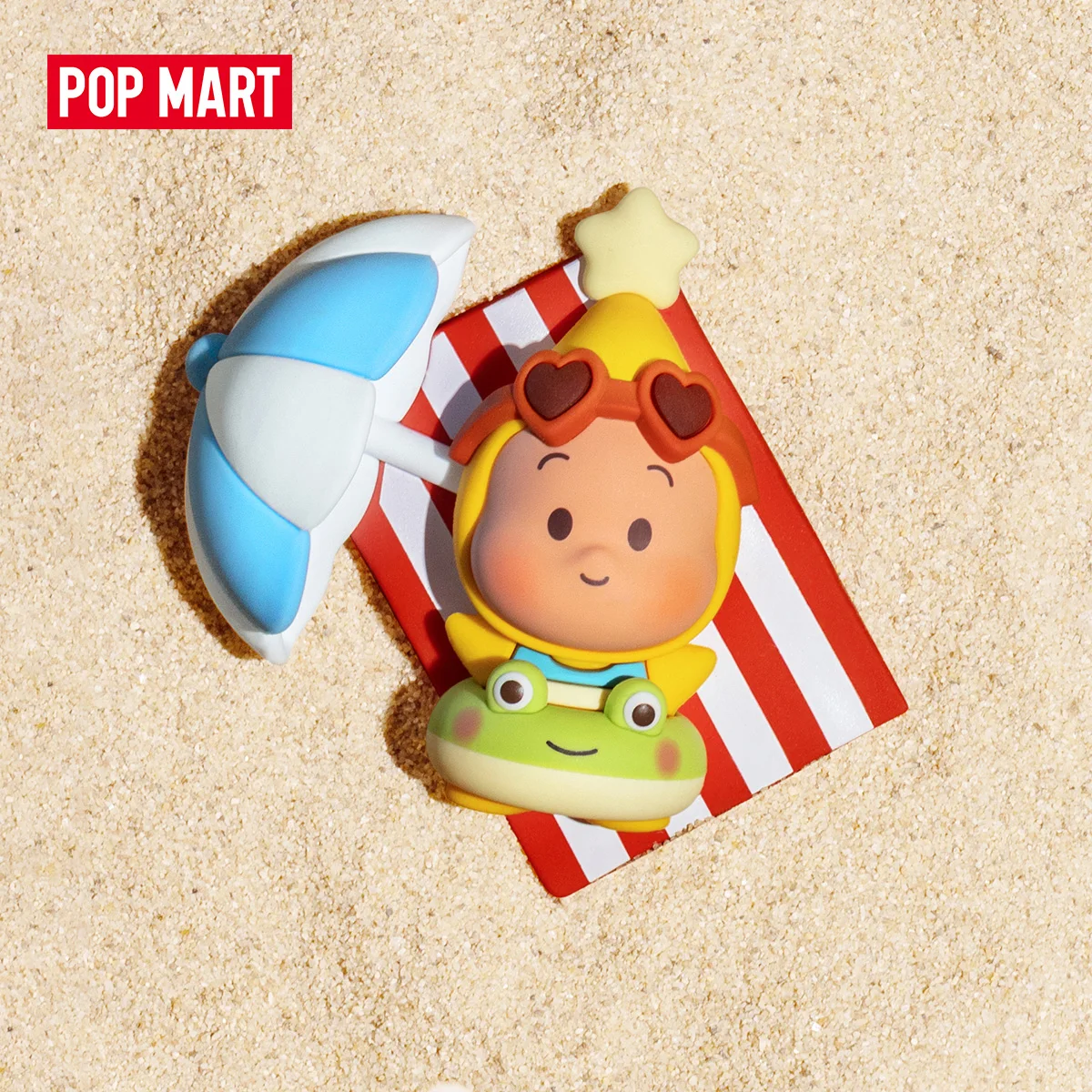 Фото 【EU】POP MART POP BEAN Island Vacation Series Магнит на холодильник 1 шт./6 шт. Фигурка из серии Blind Box №1
