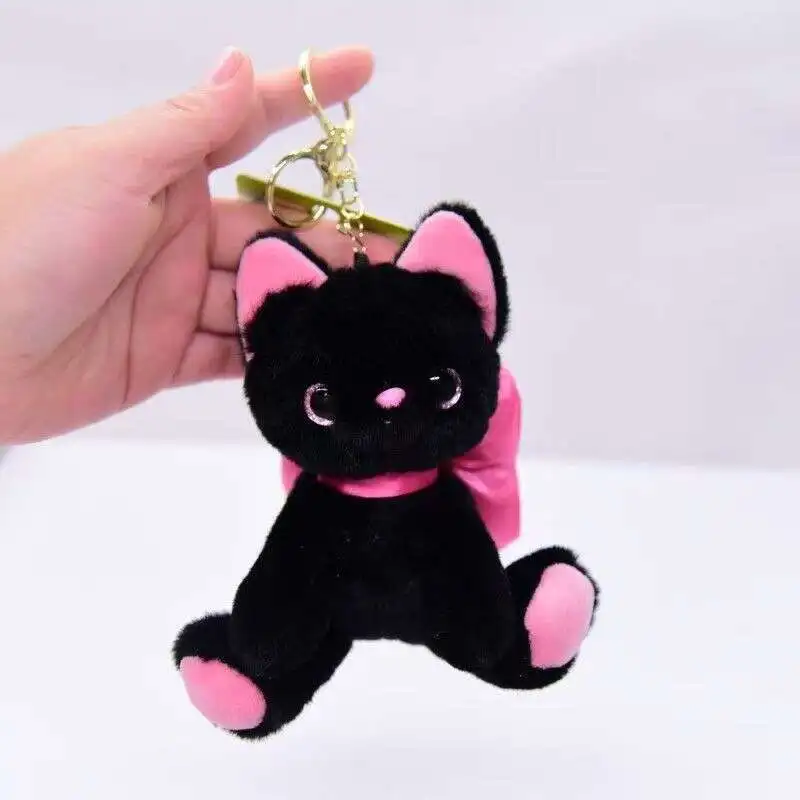 Новая вешалка Kittenok плюшевая игрушка пряжка мешок для ключей подарочная кукла |