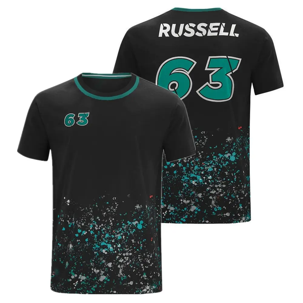 

F1 T-shirts Formula One Lewis Hamilton Team Racing D Print Men Women Fashion O-Neck T Shirt Kids Tees Tops Jersey
