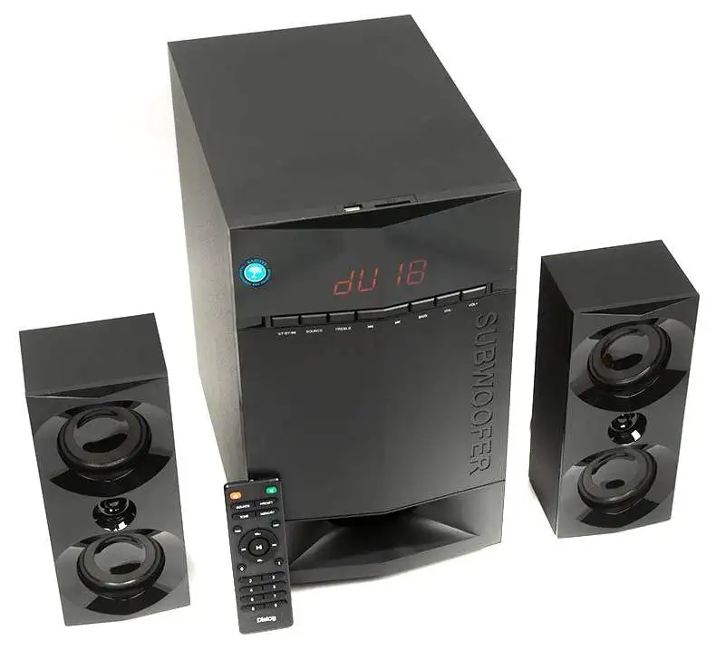 Speakers dialog ap-230 2.1 MDF housing 65 watts remote control |
