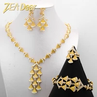 zeadear moroccan luxury copper expensive jewelry women set of wedding women clothing accessories dubai gold jewelry