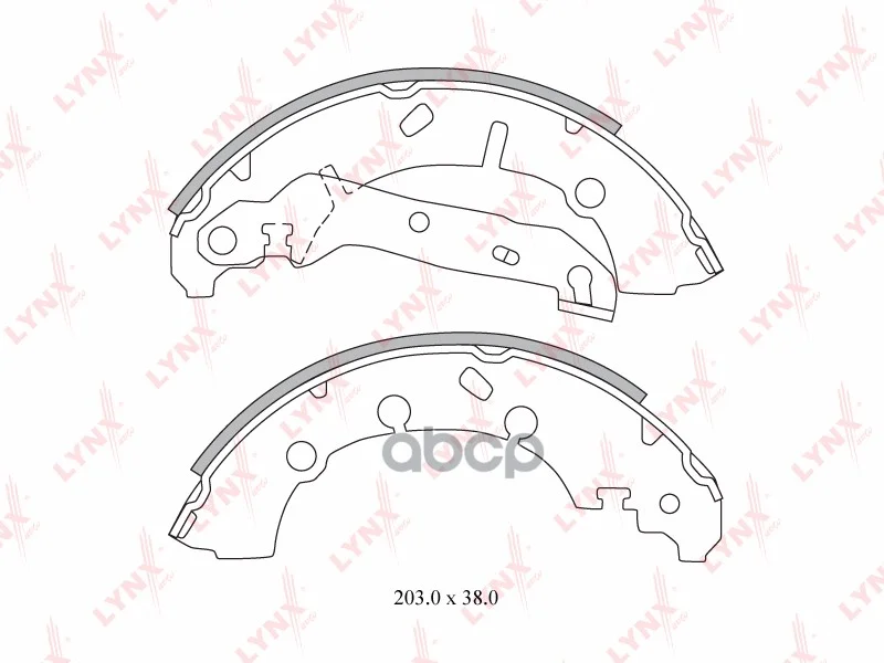 Колодки Тормозные Зад Ford Fiesta Iv-V 1.0-1.8d 95- / Fusion 1.25-1.6d 02- Mazda 121 1.25-1.8d 9 LYNXauto арт. BS3001 |