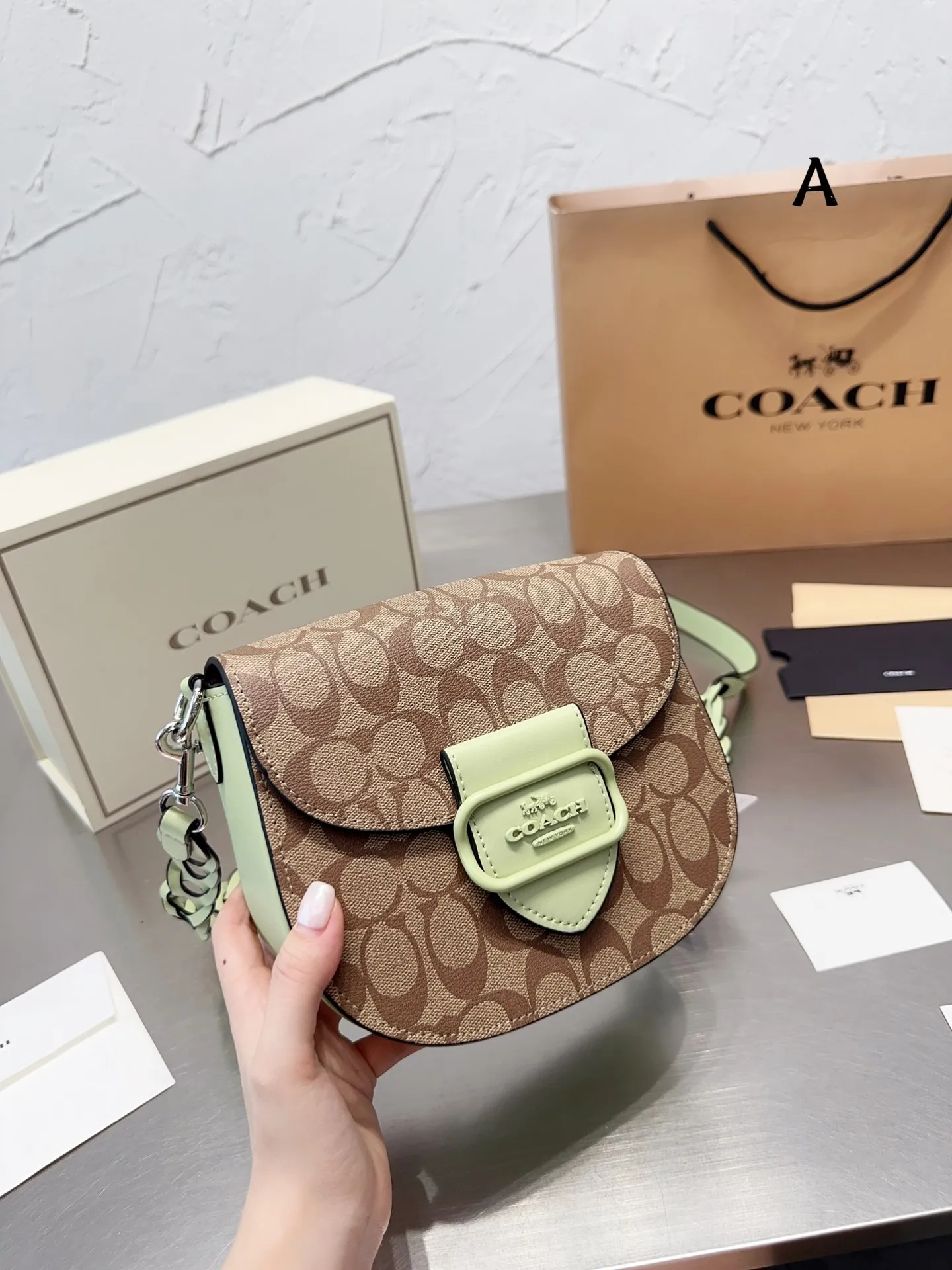 в стиле Coach Новые модные кошельки-мессенджеры сумки на плечо подмышки Модные