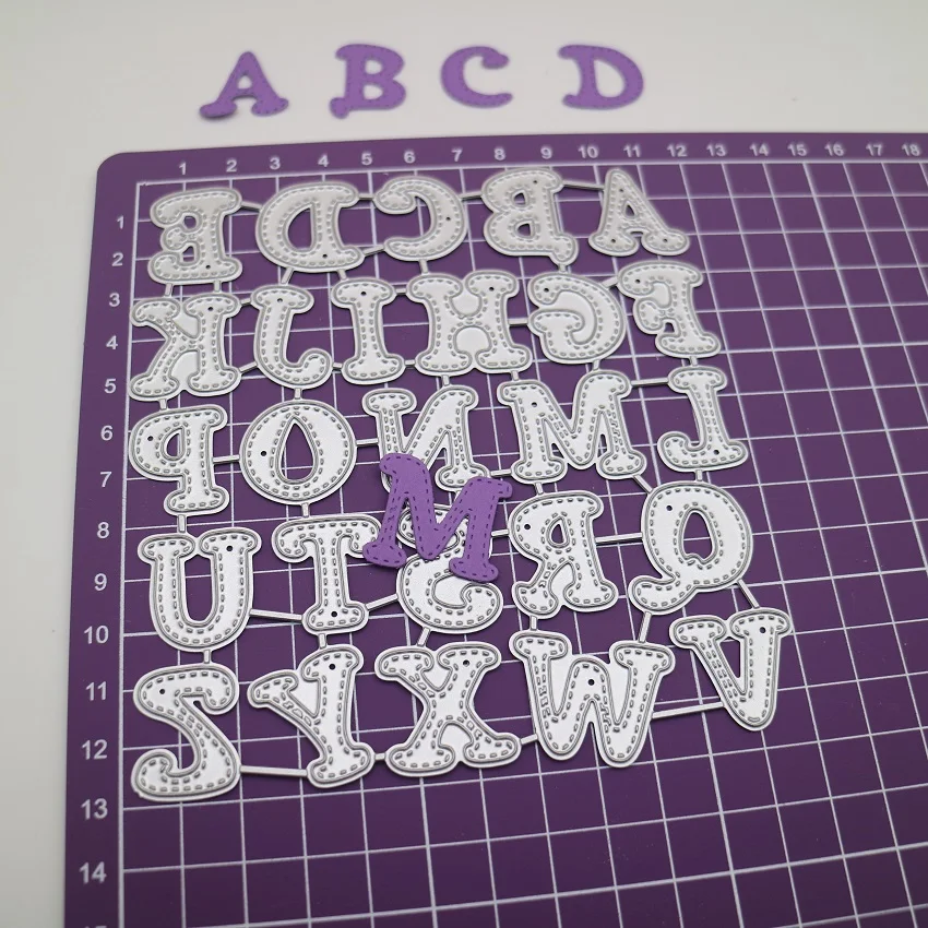 

Metal Capital 26 Alphabet Cutting Dies for Making Any words Die Cuts Embossing Stencils Template Mould for DIY Scrapbooking