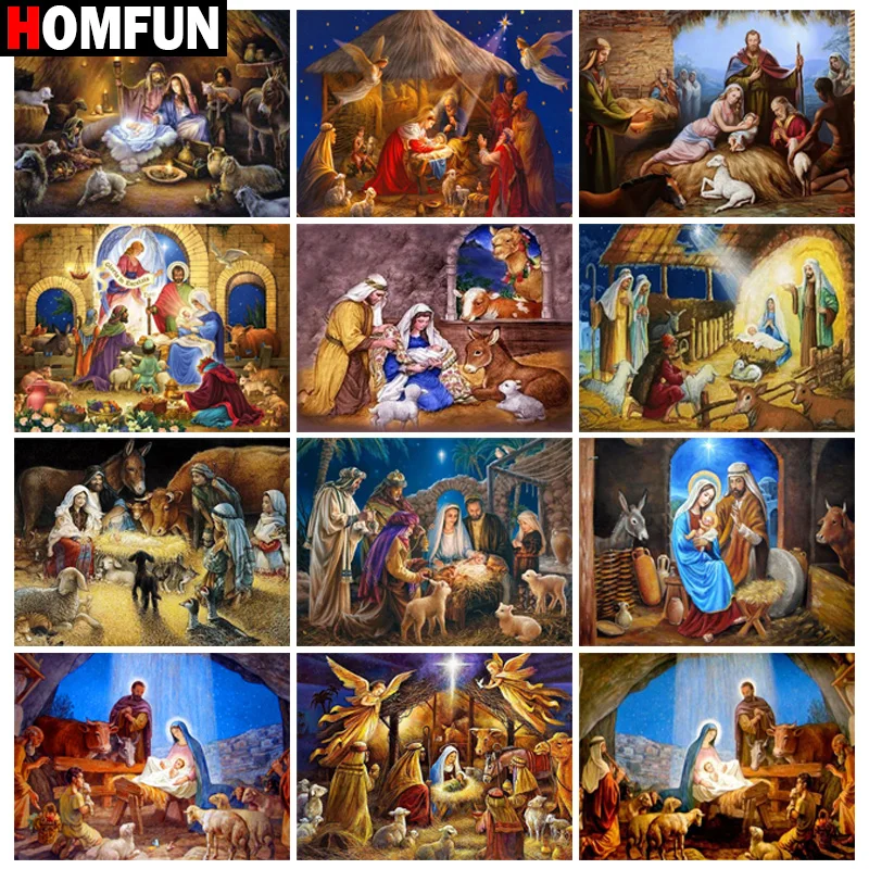 

Алмазная живопись HOMFUN «Религия мужчин и женщин», вышивка крестиком, фото на заказ, вышивка из страз, квадратная круглая вышивка, домашний декор