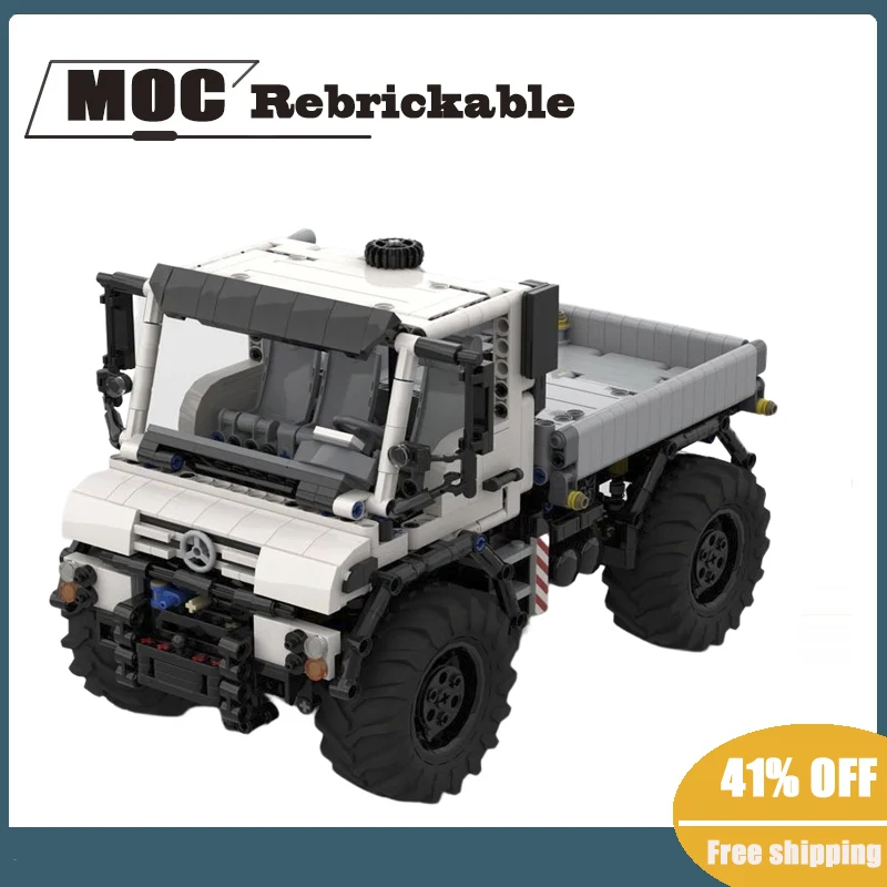 2022 строительные блоки MOC технический грузовик Unimog U430 сборная игрушка Инженерная