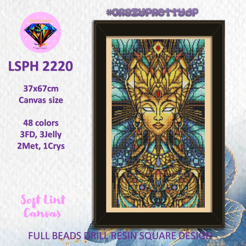 Сумасшедший надодп алмазная живопись LSPH 2220 квадратная смола популярный горный