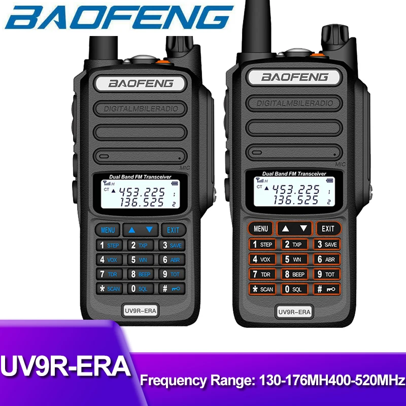 Baofeng UV-9R ERA IP57 Waterproof Dual Band 130-176MH400-520MHz Ham Radio Dual Band Portable CB Hunting hf Transceiver