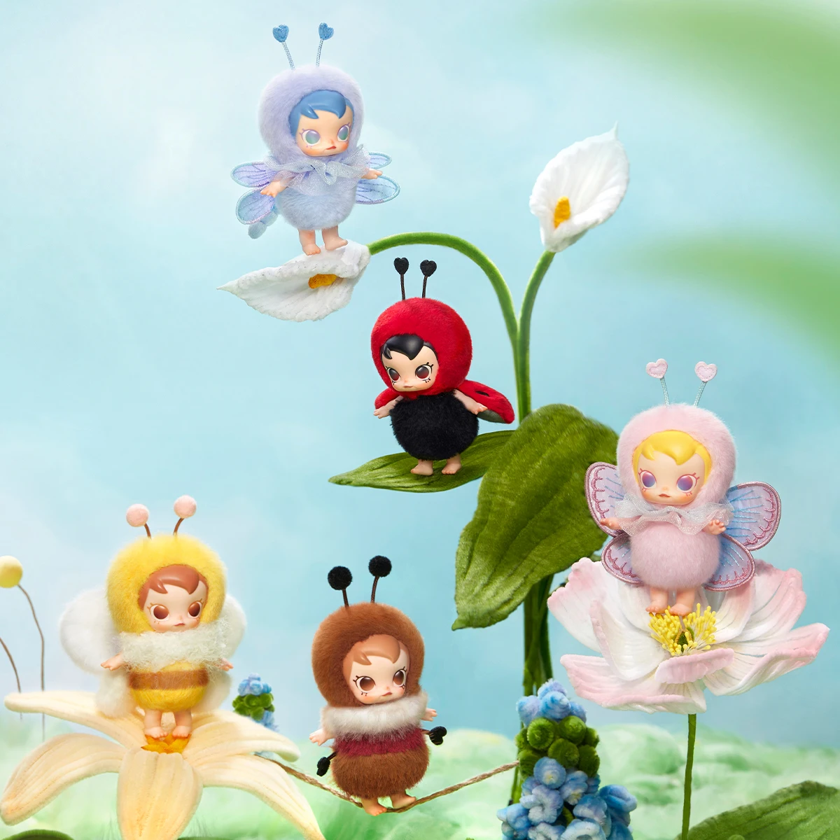 Фото 【UK】POP MART Baby Molly Buggy Roam Series - Виниловая плюшевая подвеска-фигурка в закрытой упаковке (1/4 шт.) POPMART BlindBox Mystery Box №3