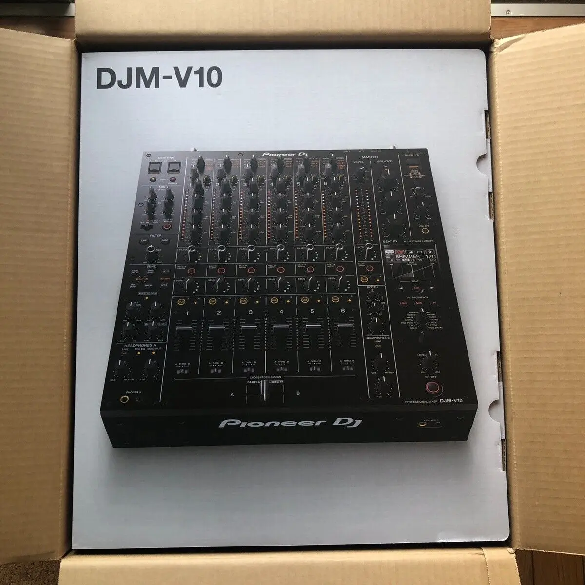 

Купите 2 и получите 1 бесплатную распродажу на Pioneer DJ DJM-V10 6-канальный DJ микшер