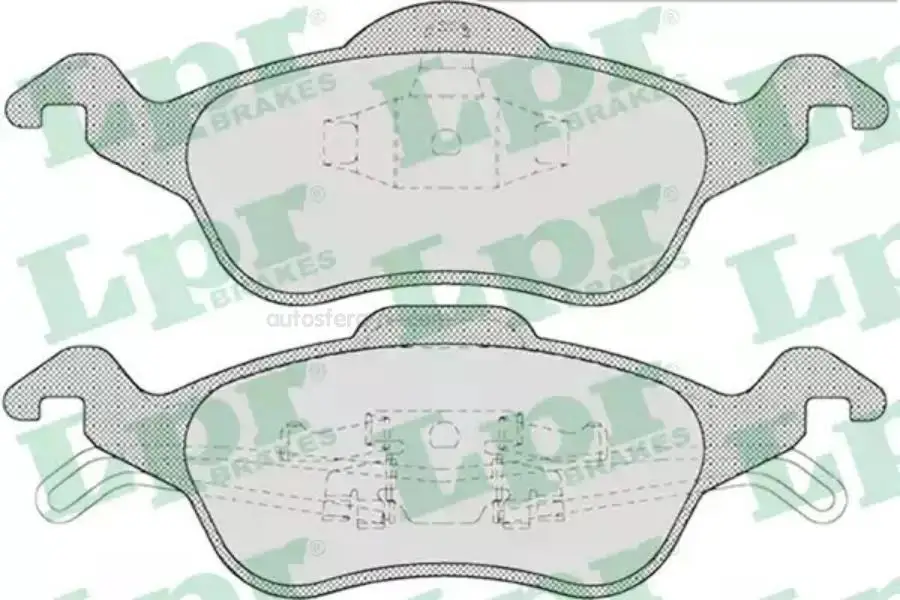 LPR 05P696 Колодки тормозные FORD FOCUS 9805 передние