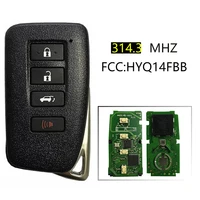 CN052028 Aftermarket Keyless Entry Remote Key Fob for Lexus RX350 RX450h 2016-2018 Replacement Car Key 314.3Mhz FCCID HYQ14FBB